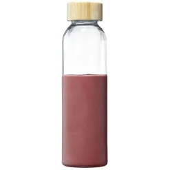 Bouteille en verre 500 ml avec protection silicone