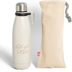 Bouteille isotherme 480ml avec housse rose