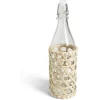 Bouteille limonade 1L verre et raphia Ø8,5xH32cm
