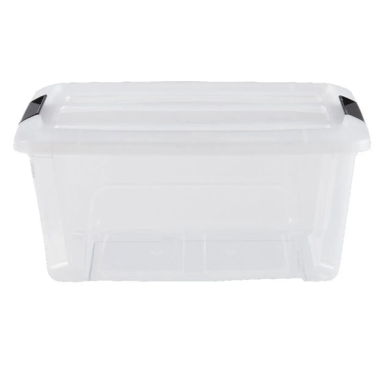 Box de rangement à clips 15 L transparent