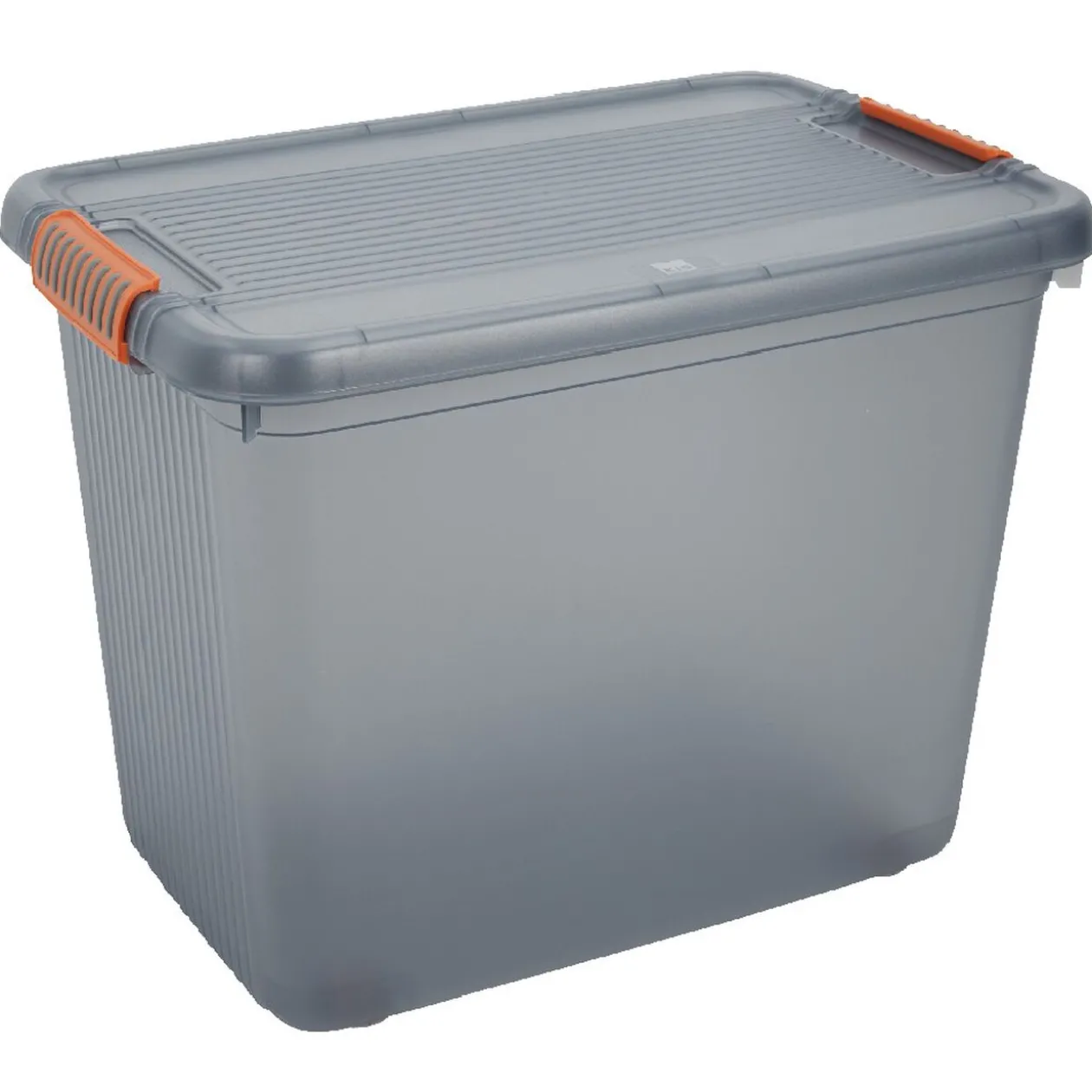 Box de rangement à couvercle XXL 69 L gris