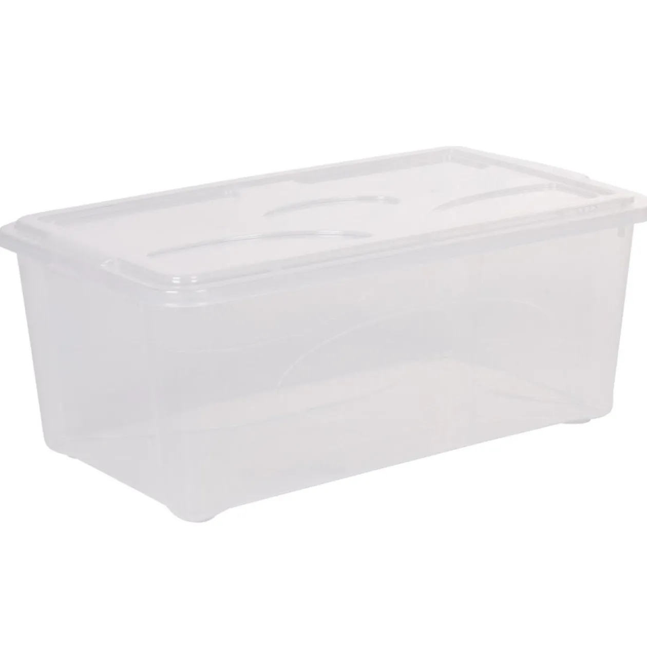 Box de rangement 10 L transparent x3