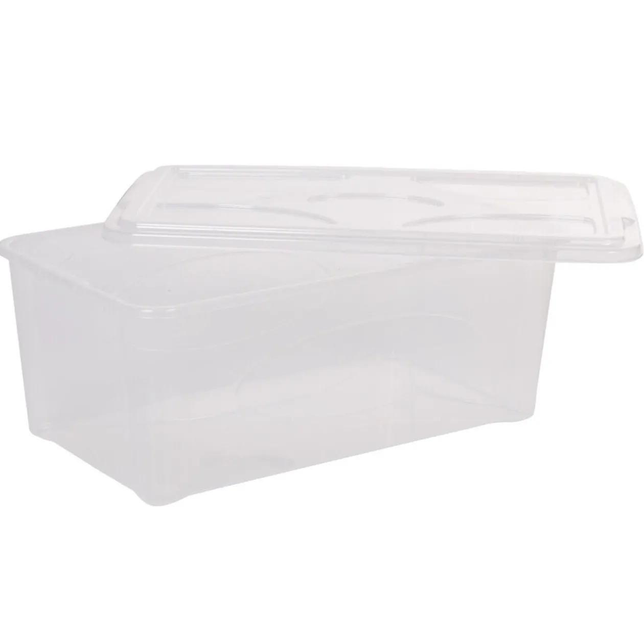 Box de rangement 10 L transparent x3