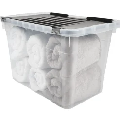 Box de rangement 54 L transparent