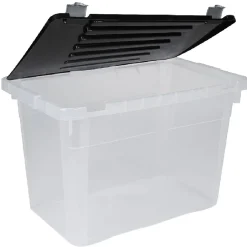 Box de rangement 54 L transparent