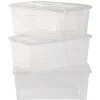 Box de rangement 10 L transparent pour textile X3