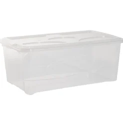 Box de rangement 10 L transparent pour textile X3
