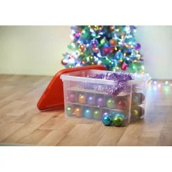 Box de rangement boules de Noël 50 L