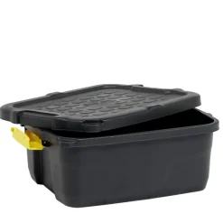 Box de rangement brico noir 24L