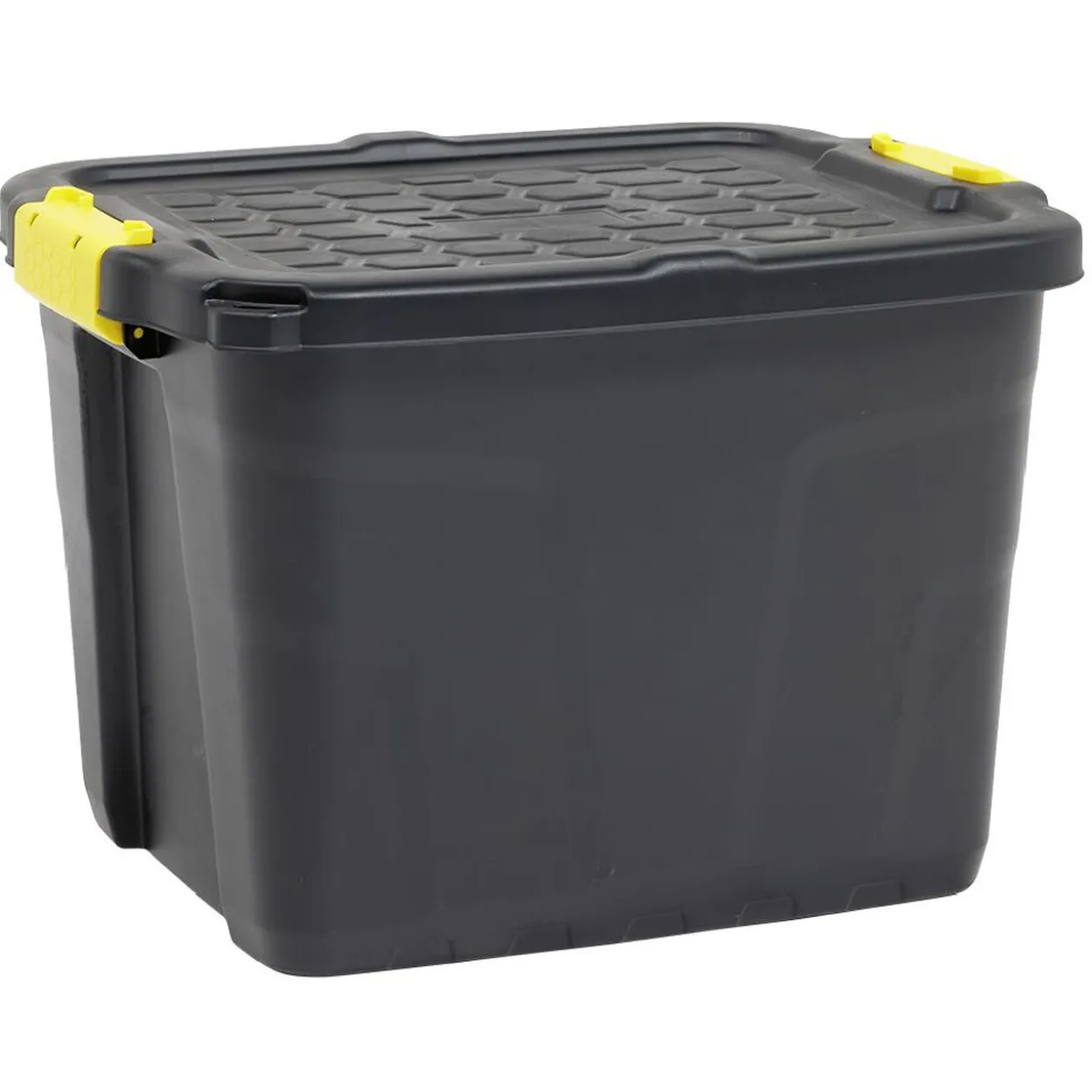 Box de rangement brico noir 42L
