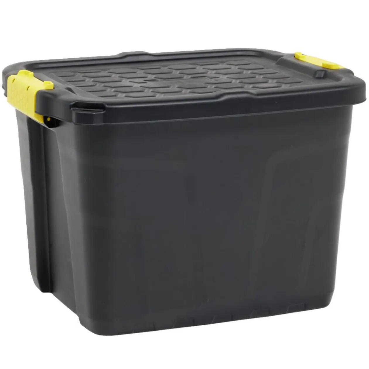 Box de rangement brico noir 42L