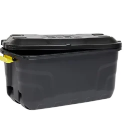 Box de rangement brico noir 75L