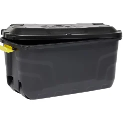 Box de rangement brico noir 75L
