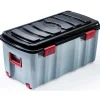 Box de rangement brico sur roulettes fermeture clip 70 L
