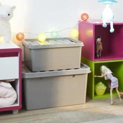 Box de rangement grise 14 L