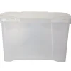 Box de rangement plastique 40 L transparent