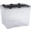 Box de rangement plastique 42 L noir
