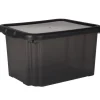 Box de rangement plastique 8 L noir