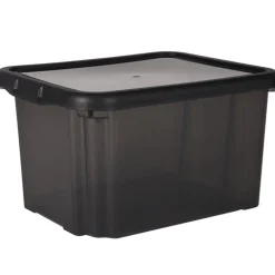 Box de rangement plastique 8 L noir