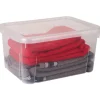 Box de rangement plastique 8 L transparent