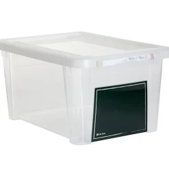 Box de rangement plastique et ardoise 5 L