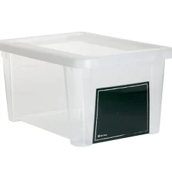 Box de rangement plastique et ardoise 11 L