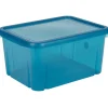 Box de rangement plastique 4 L bleu