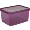 Box de rangement plastique 8 L prune