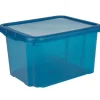 Box de rangement plastique 18 L bleu