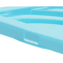 Box de rangement transparent avec couvercle 60 L