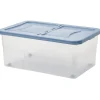 Box dessous de lit bleu 45L