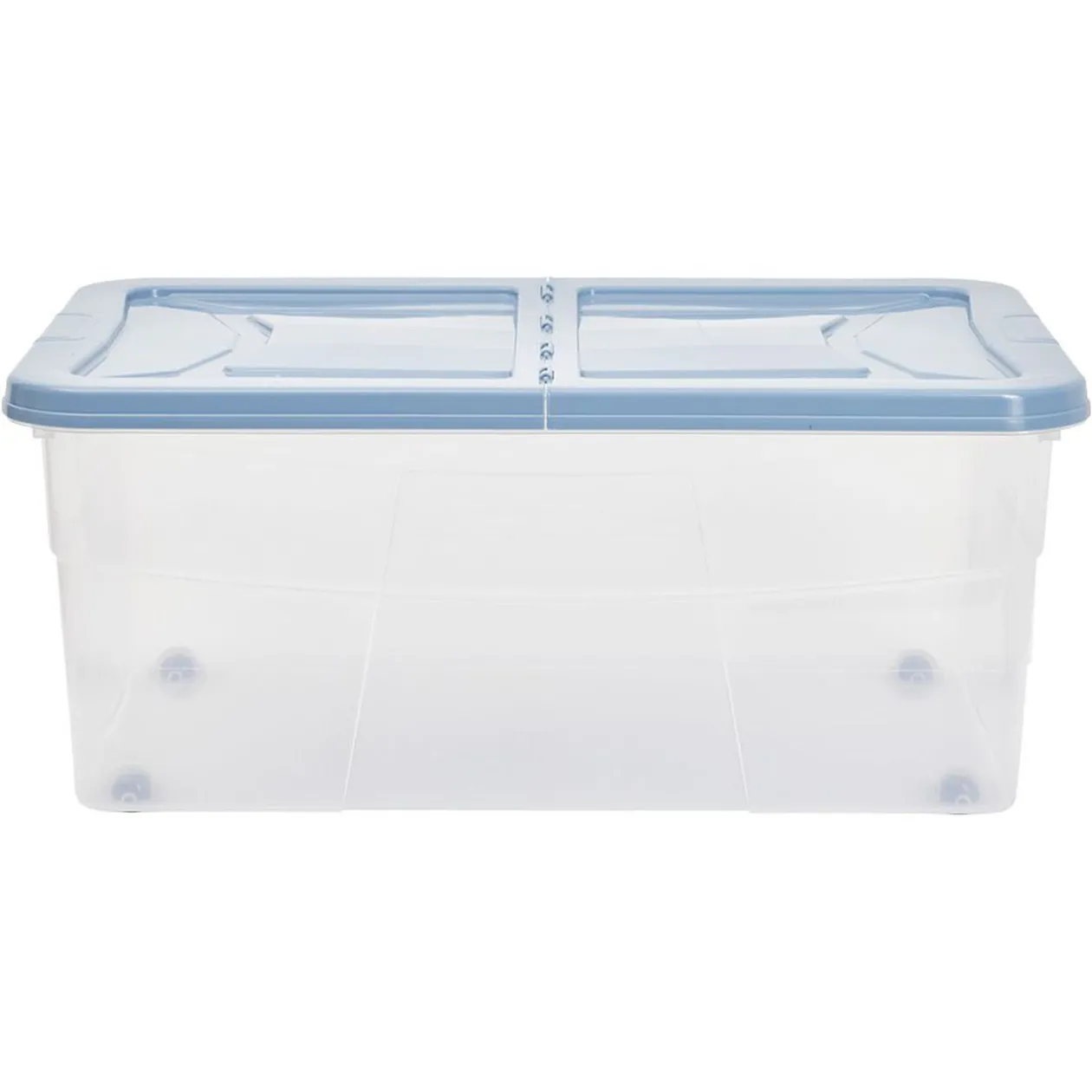 Box dessous de lit bleu 45L
