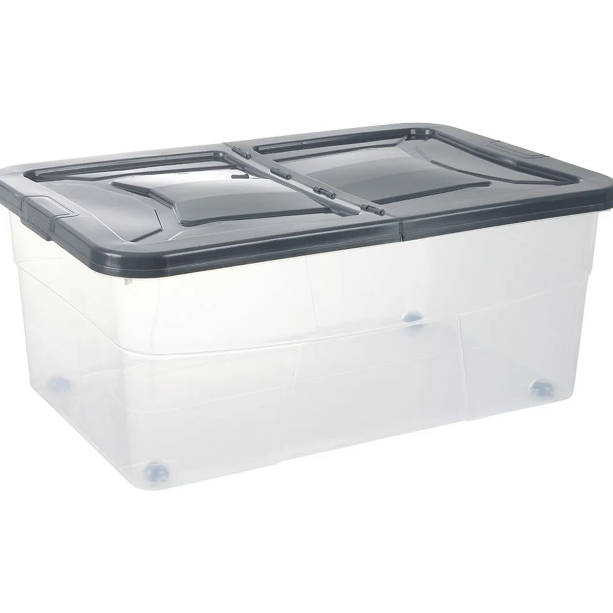 Box dessous de lit gris 45L