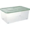 Box dessous de lit vert 45L