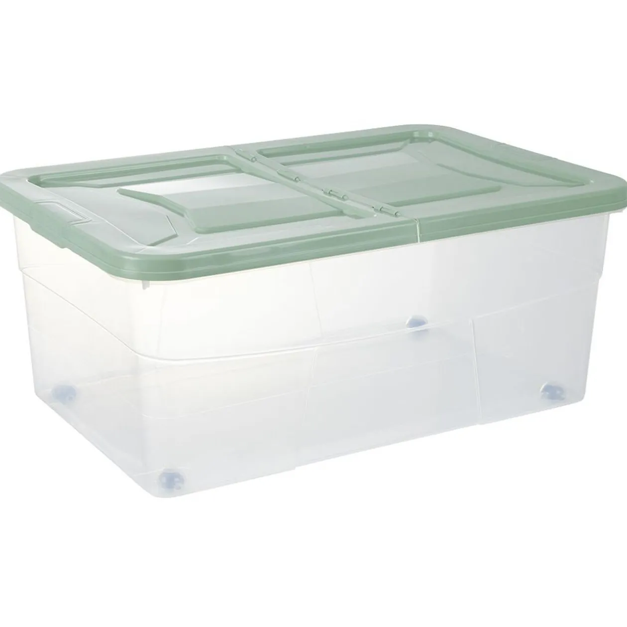Box dessous de lit vert 45L