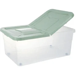 Box dessous de lit vert 45L