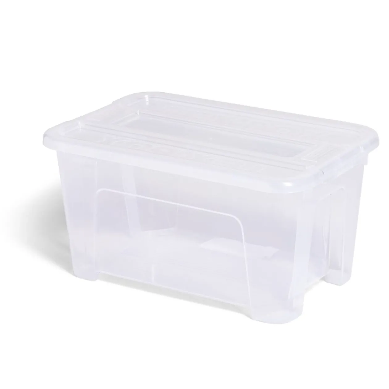 Box rangement 4,5L plastique transparent 28xH18,5x14cm