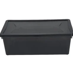 Box rangement textile grise 5 L