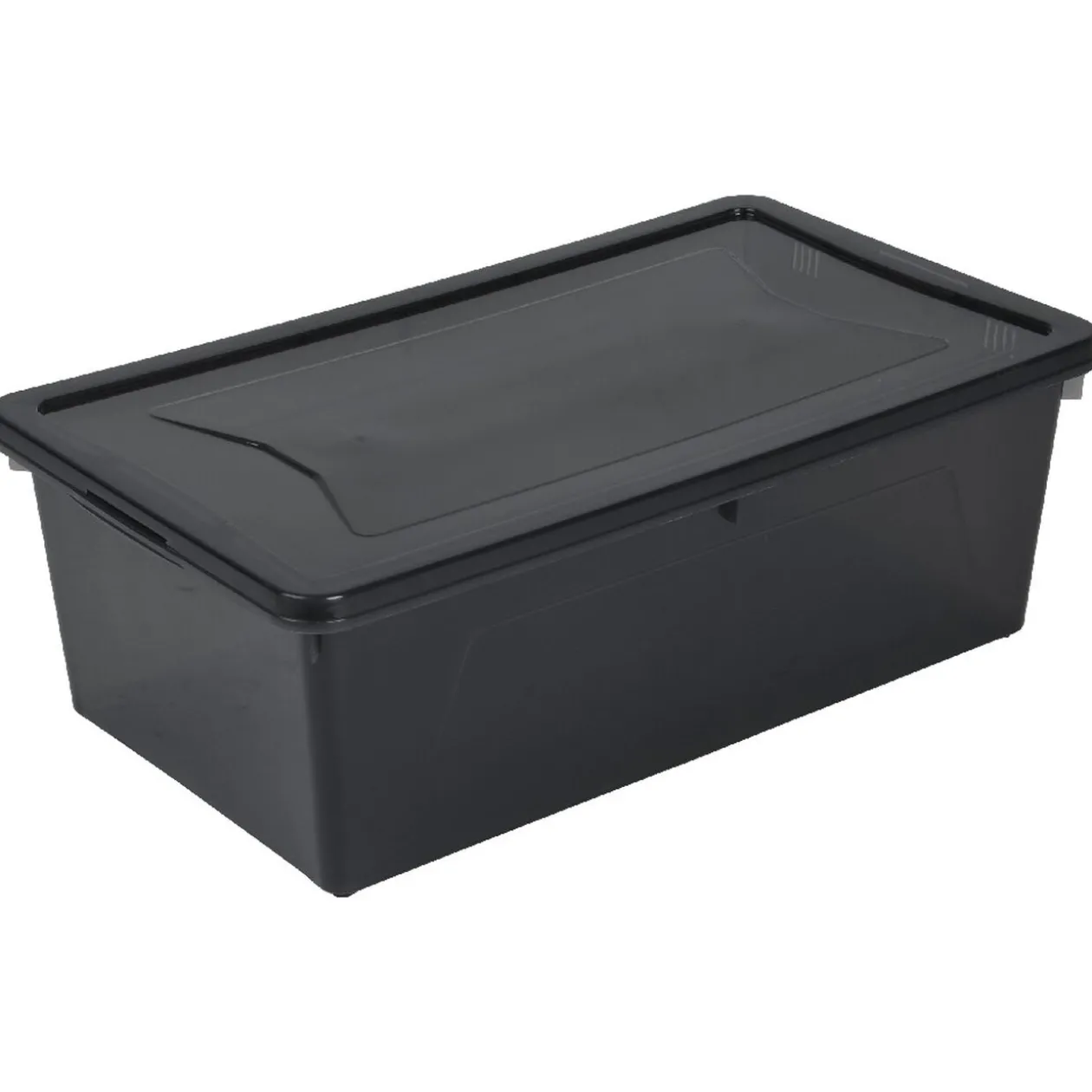 Box rangement textile grise 5 L