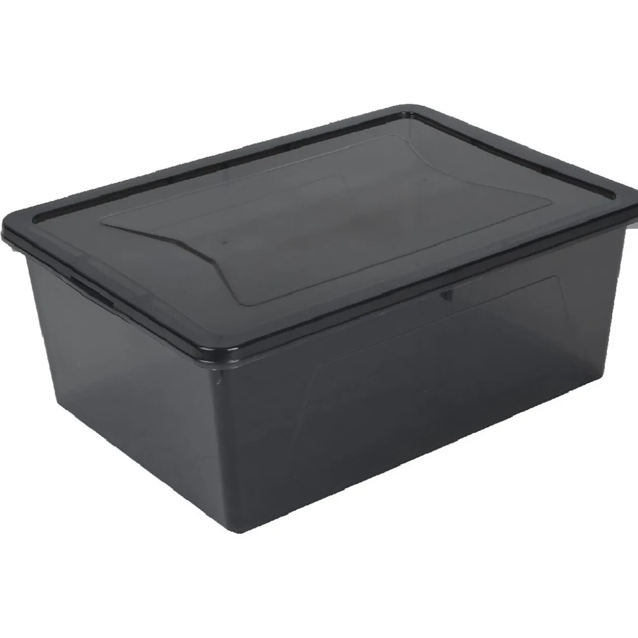 Box rangement textile grise 10 L