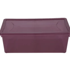 Box rangement textile violette 5 L
