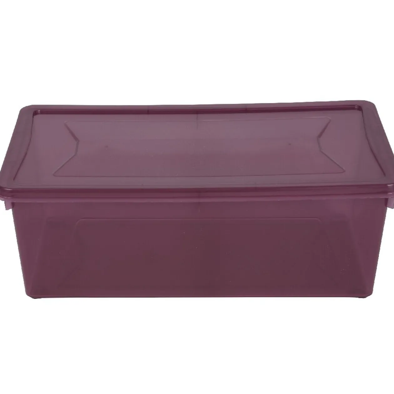 Box rangement textile violette 5 L