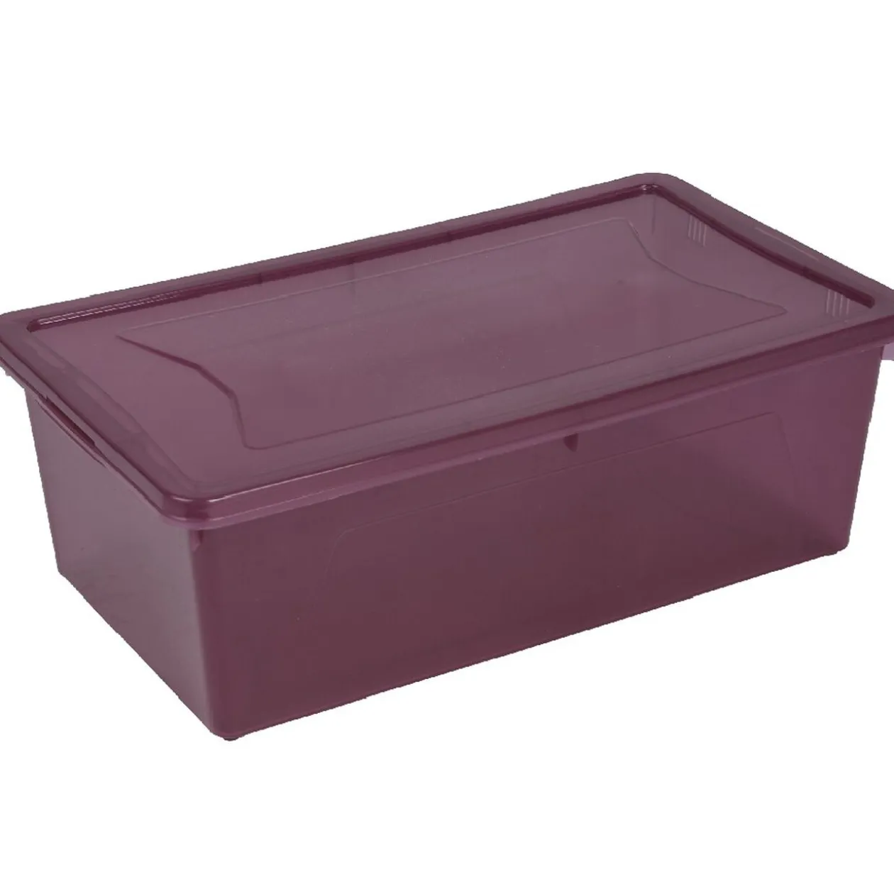 Box rangement textile violette 5 L