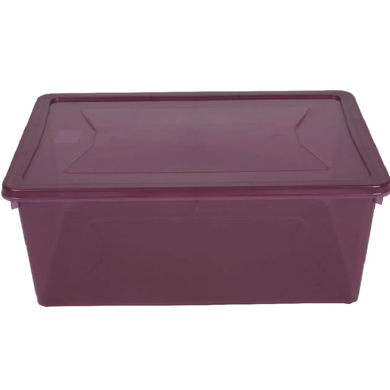 Box rangement textile violette 10 L