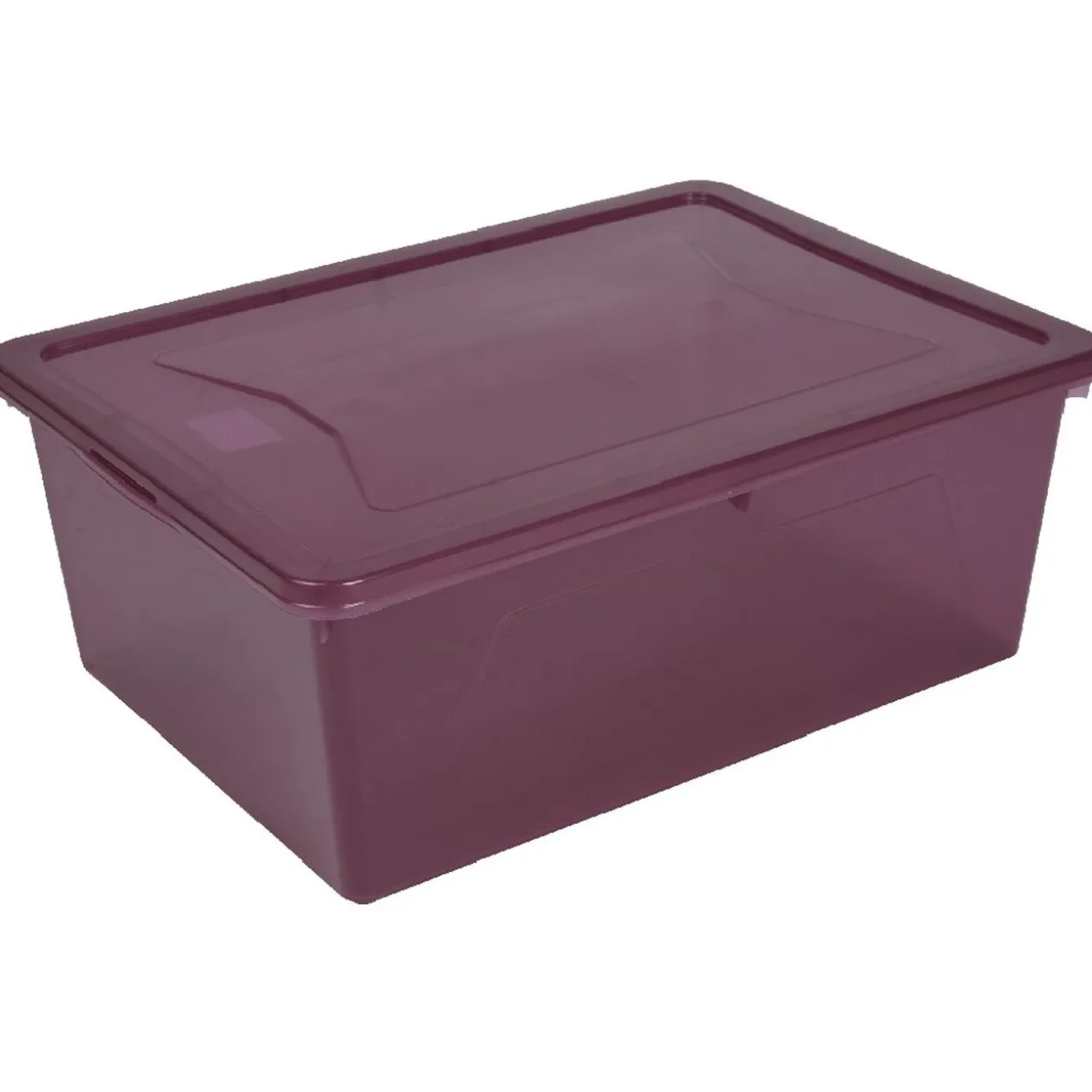 Box rangement textile violette 10 L