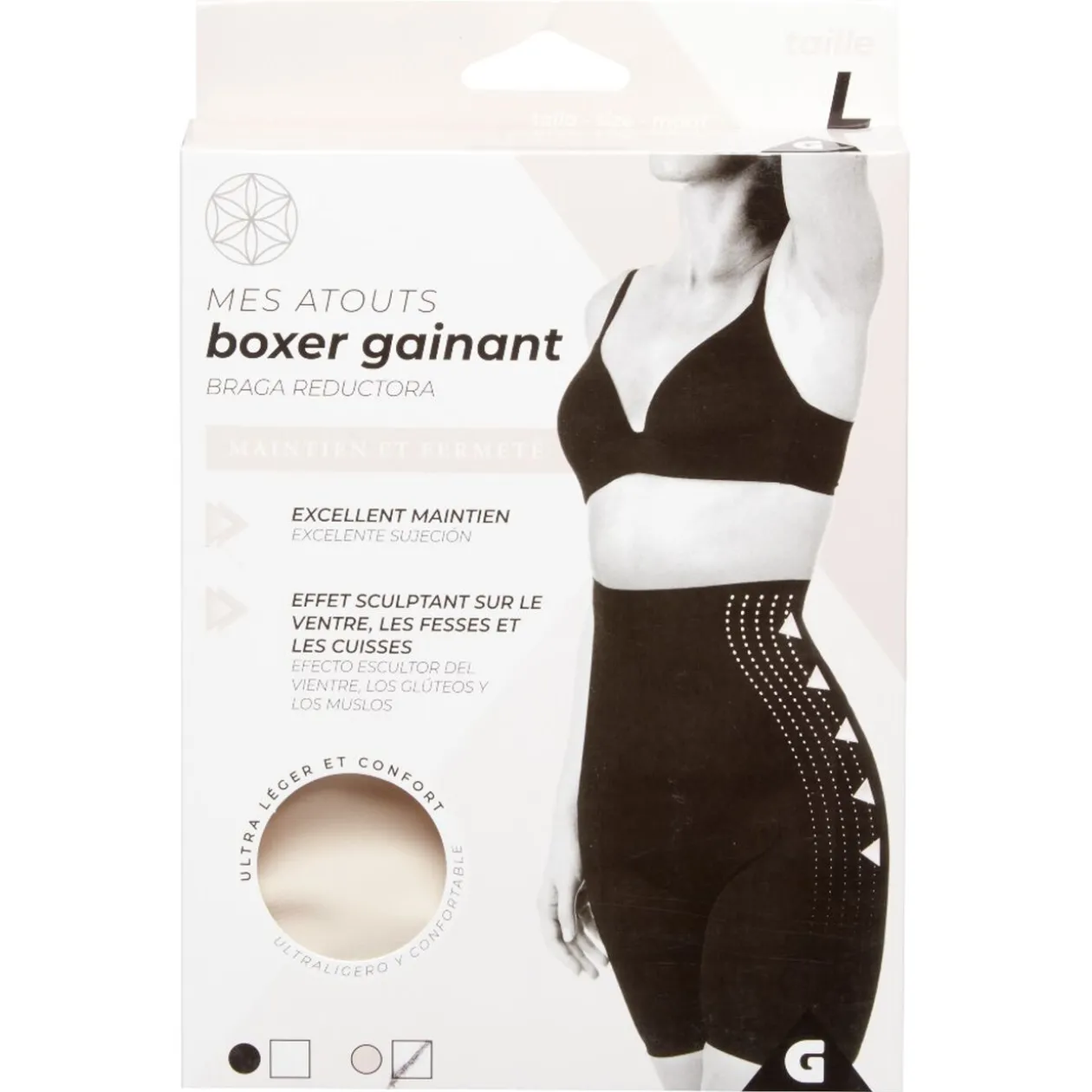 Boxer gainant femme