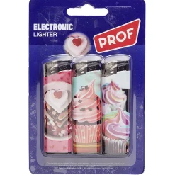 Briquet électronique jetable x3