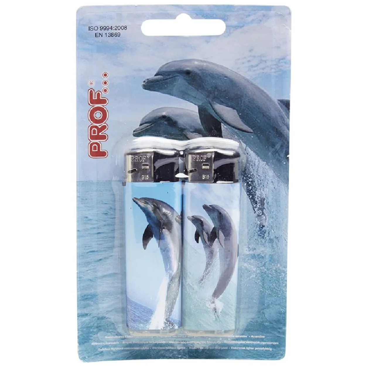 Briquet électronique motif animal x2