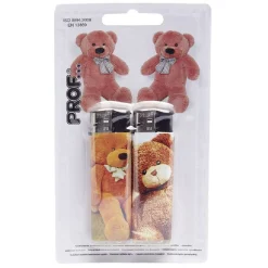 Briquet électronique motif animal x2