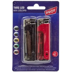 Briquet lumineux à led Prof twig x2